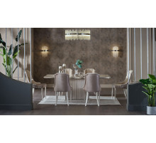 Обеденный стол с тумбой Gravita (Гравита) GRAV-14T слоновая кость