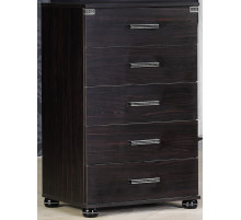 Узкий бельевой комод Мира MIRA-28 венге