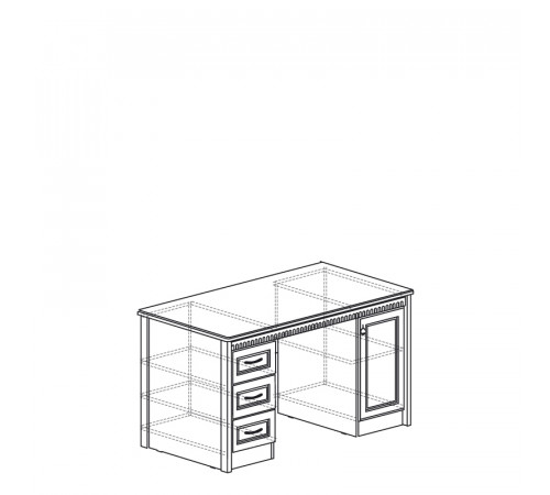 Стол письменный Лючия 193 светлый